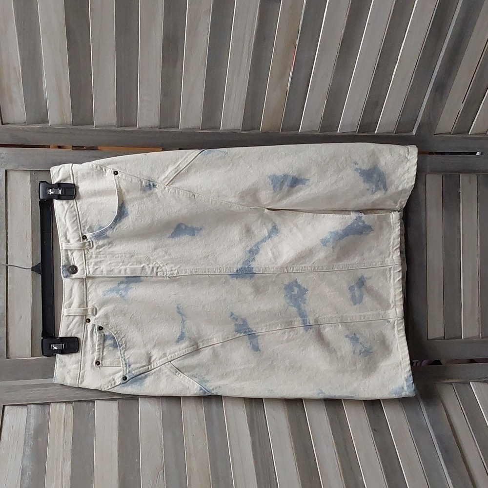 Women's High-Rise Midi Denim Skirt | Future Collective | 6